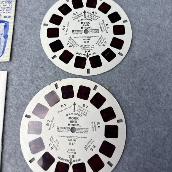 GAF View-Master Showtime Mork & Mindy 3-Reel Set Booklet Mail Order Form 1979 - Picture 13 of 16
